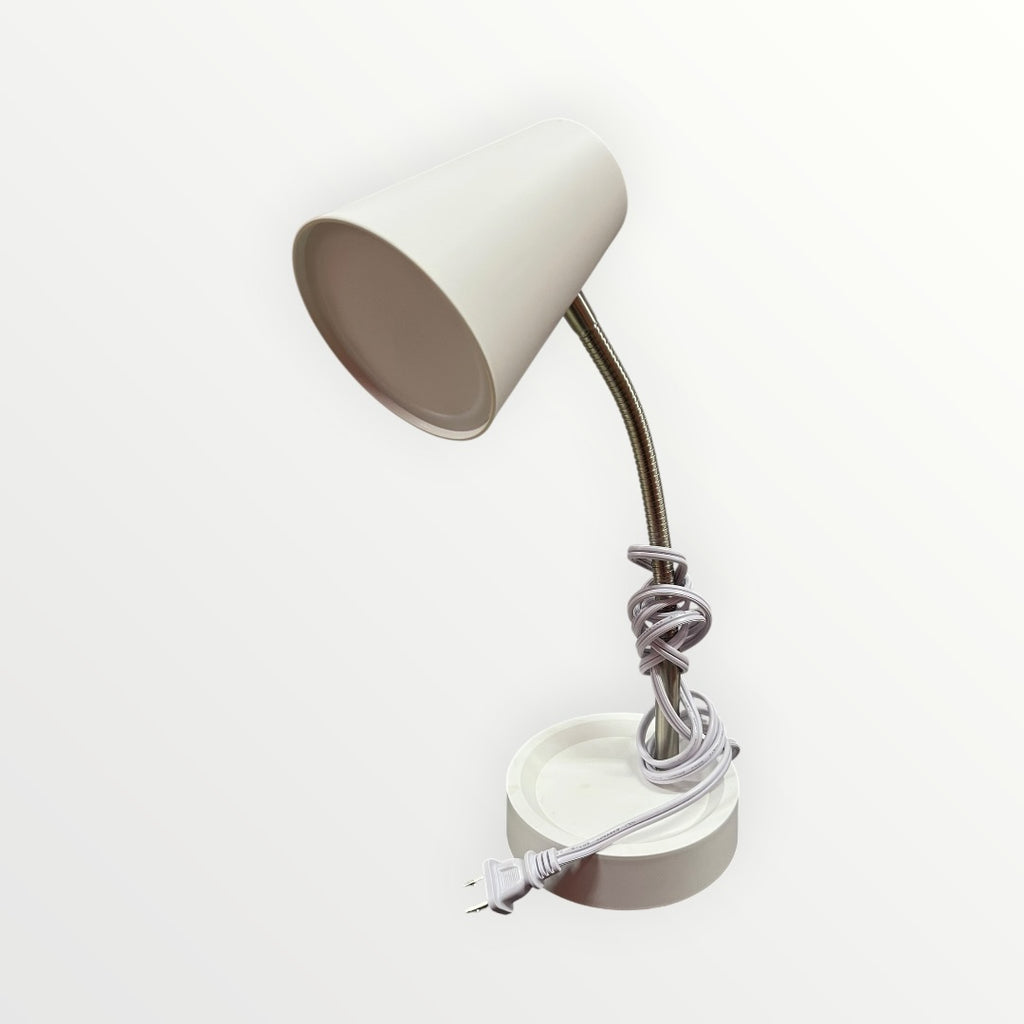 Intertek White Desk Lamp Flexible Arm