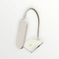 White Rechargeable LED Desk Lamp Flexible Gooseneck & Touch Control