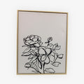 Inky Floral Framed Canvas from Threshold Designed w/ Studio McGee 16" x 20"