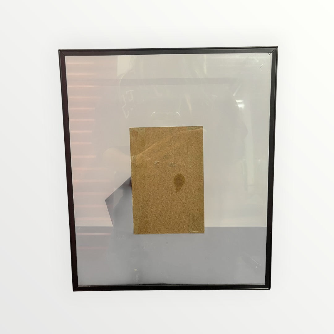 Minimalist Black Glass Photo Frame 11"x 12.5"
