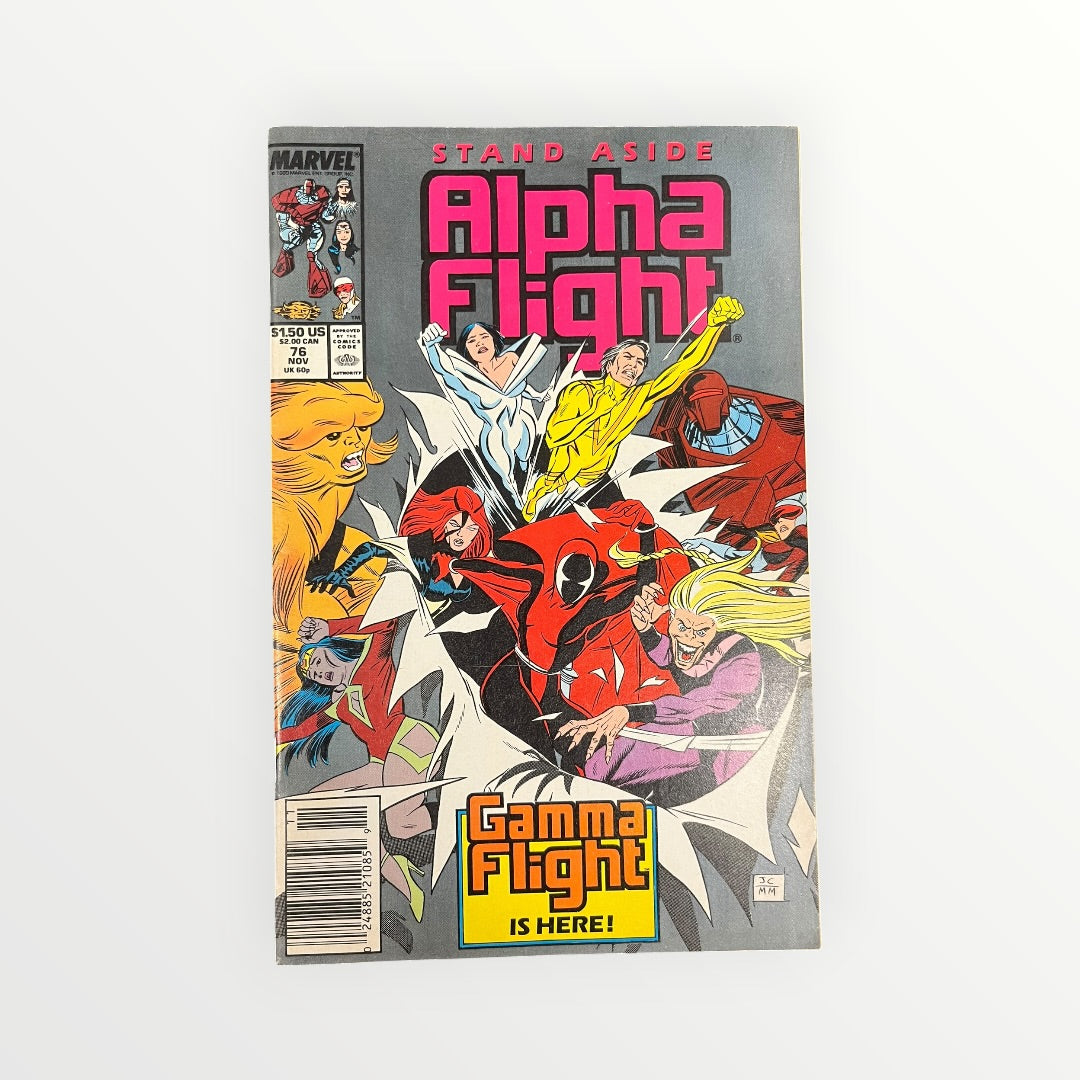 Vintage Alpha Flight #76 by Marvel Comics Nov. 1989