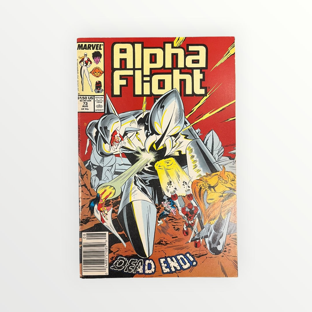 Vintage Alpha Flight #73 Published by Marvel Comics August 1990
