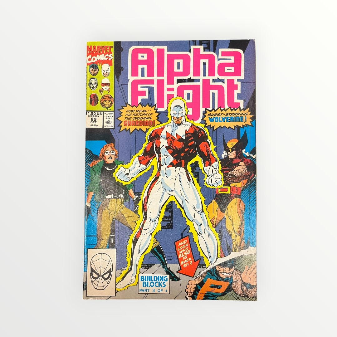 Vintage Alpha Flight #89 Marvel Comics October 1990