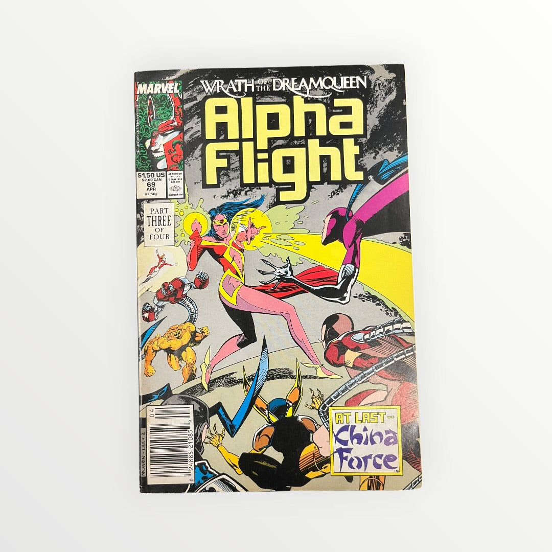 Vintage Alpha Flight #69 by Marvel Comic 1989