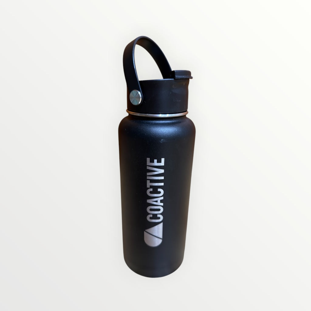 COACTIVE Vacuum-insulated Water Bottle 32oz Black