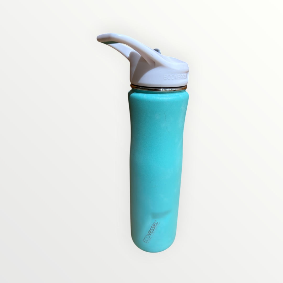 EcoVessel Summit TriMax Insulated Water Bottle 24 oz Aqua Breeze