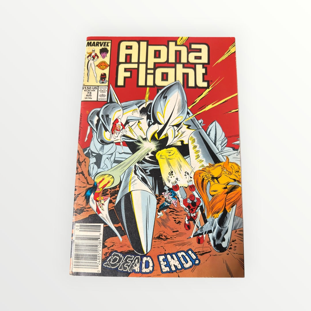 Vintage 1990s Alpha Flight #73 by Marvel Comics