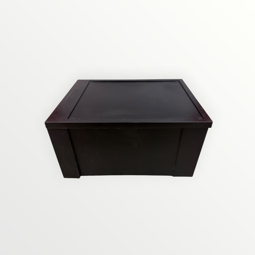 Set of 2 The Container Store Stackable Drop Front Shoe Boxes