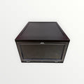 Set of 2 The Container Store Stackable Drop Front Shoe Boxes