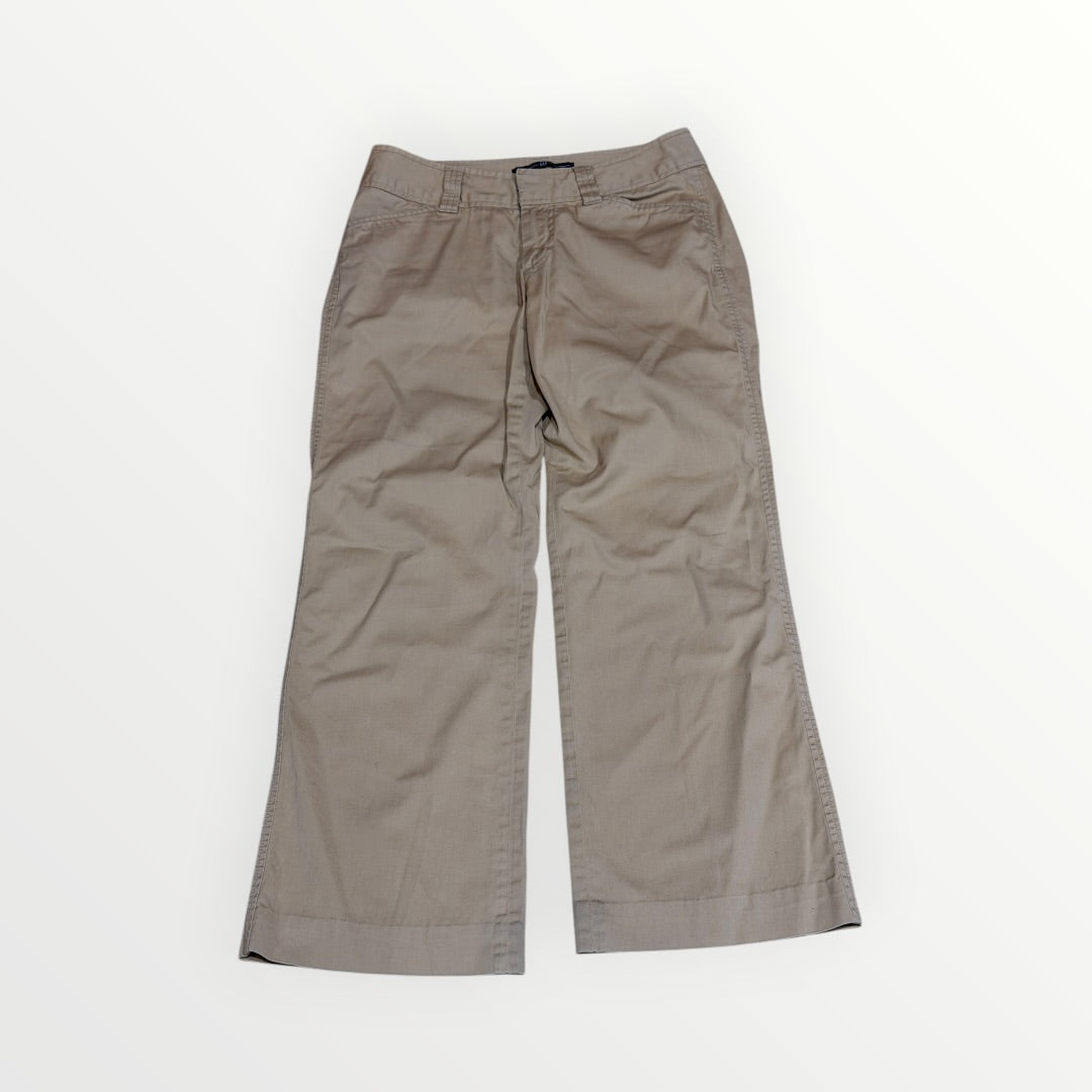 Gap Women's Brown Khaki Regular Fit Size: 4