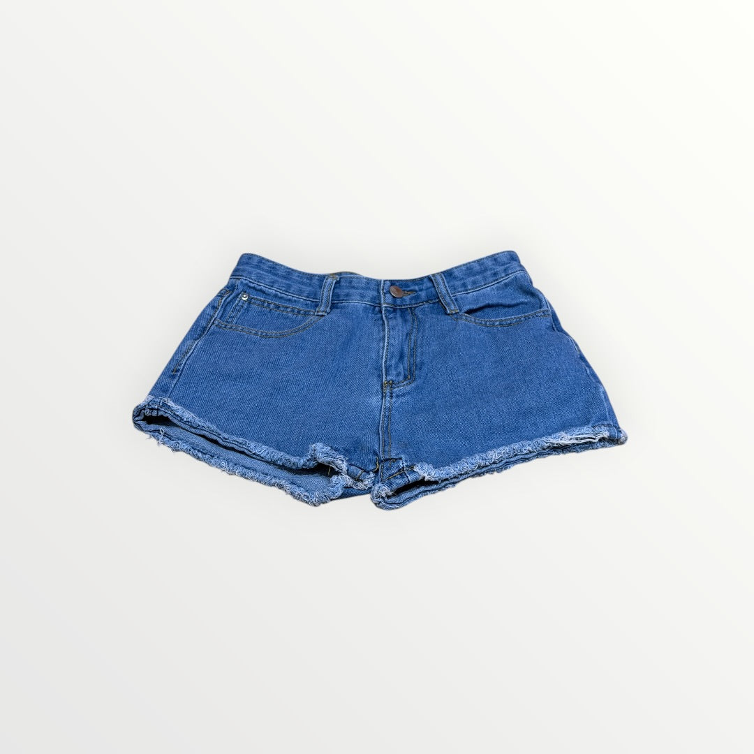 SHEN Classic Blue Denim Cut-off Shorts Size:M