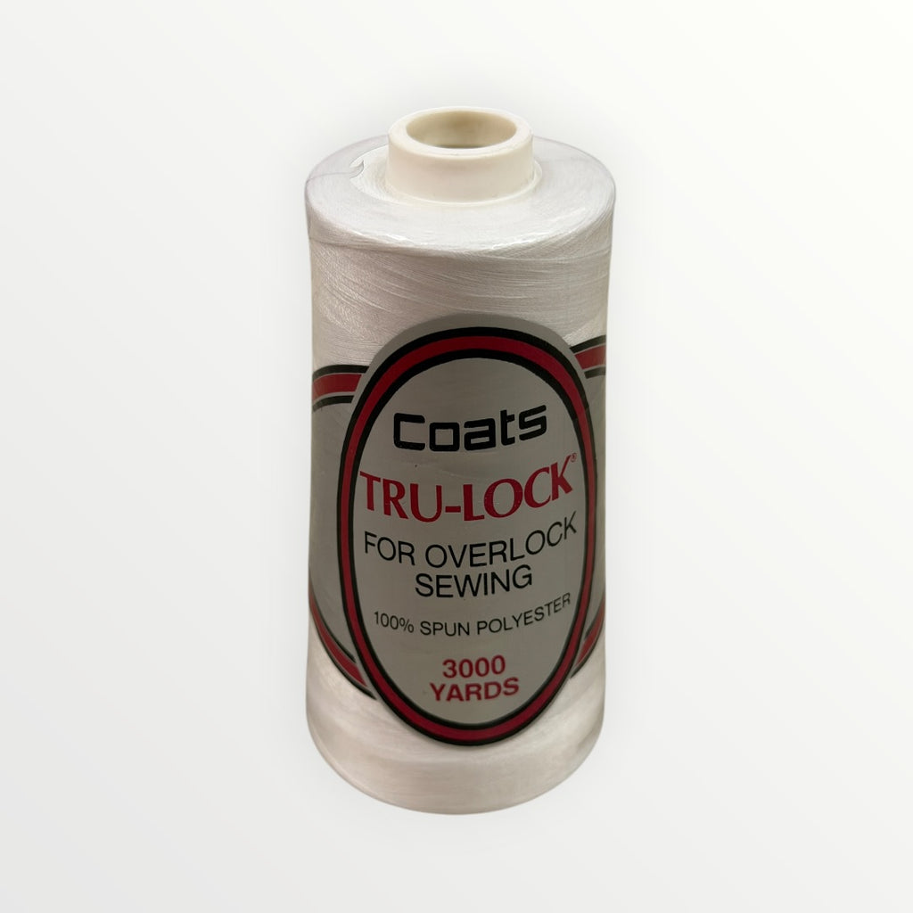 Coats Tru-Lock Sewing Thread Off-White 3000 Yards