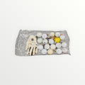 Lot od 18 Golf Balls w/Golf Glove & Golf Tees