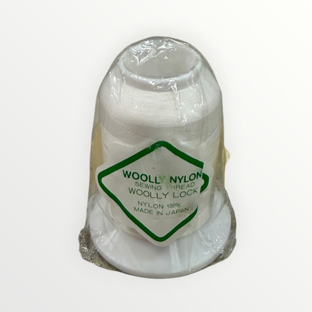 Woolly Lock 100% Nylon Serger Thread 1000m White