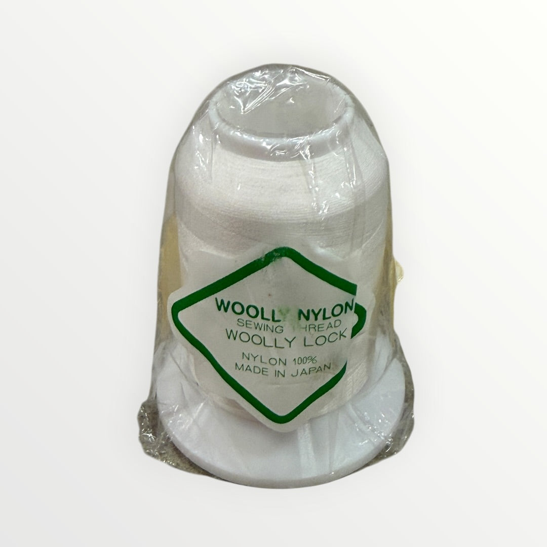 Woolly Lock 100% Nylon Serger Thread 1000m White