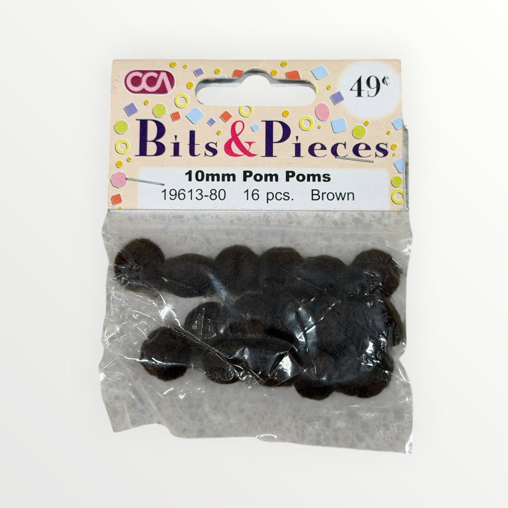 CCA "Bits & Pieces" 10mm Pom Poms