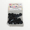 "Bits & Pieces" 1/2" Black Craft Pom Poms