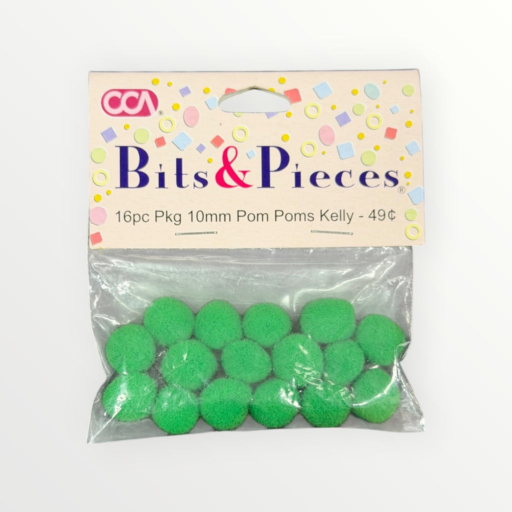 CCA "Bits & Pieces" 10mm Pom Poms