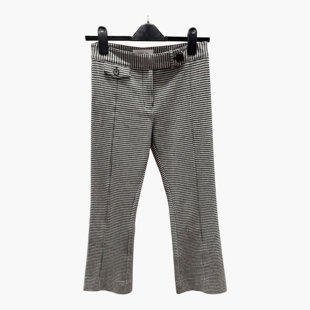 Derek Lam 10 Crosby Houndstooth cropped flare pants Size: 0