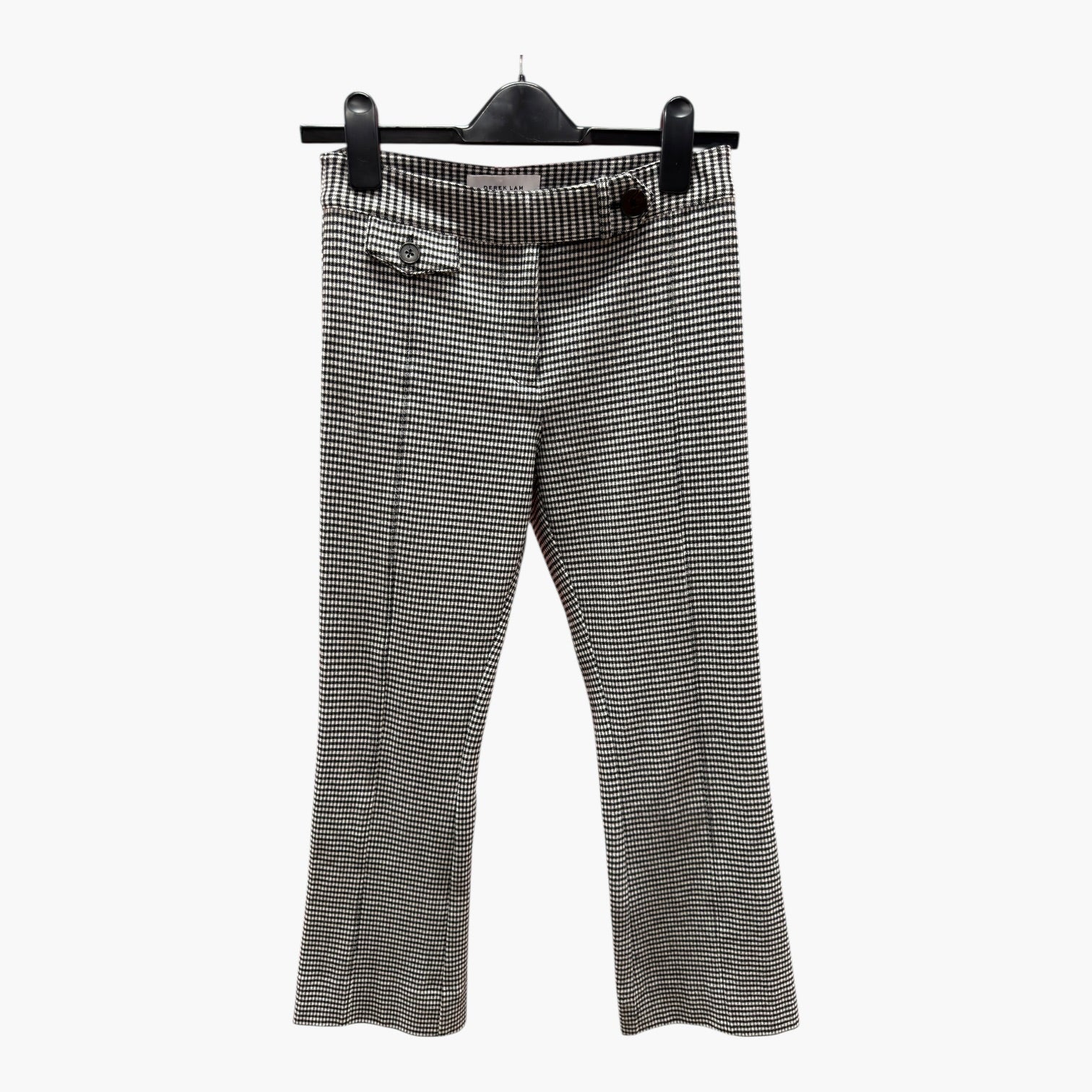 Derek Lam 10 Crosby Houndstooth cropped flare pants Size: 0