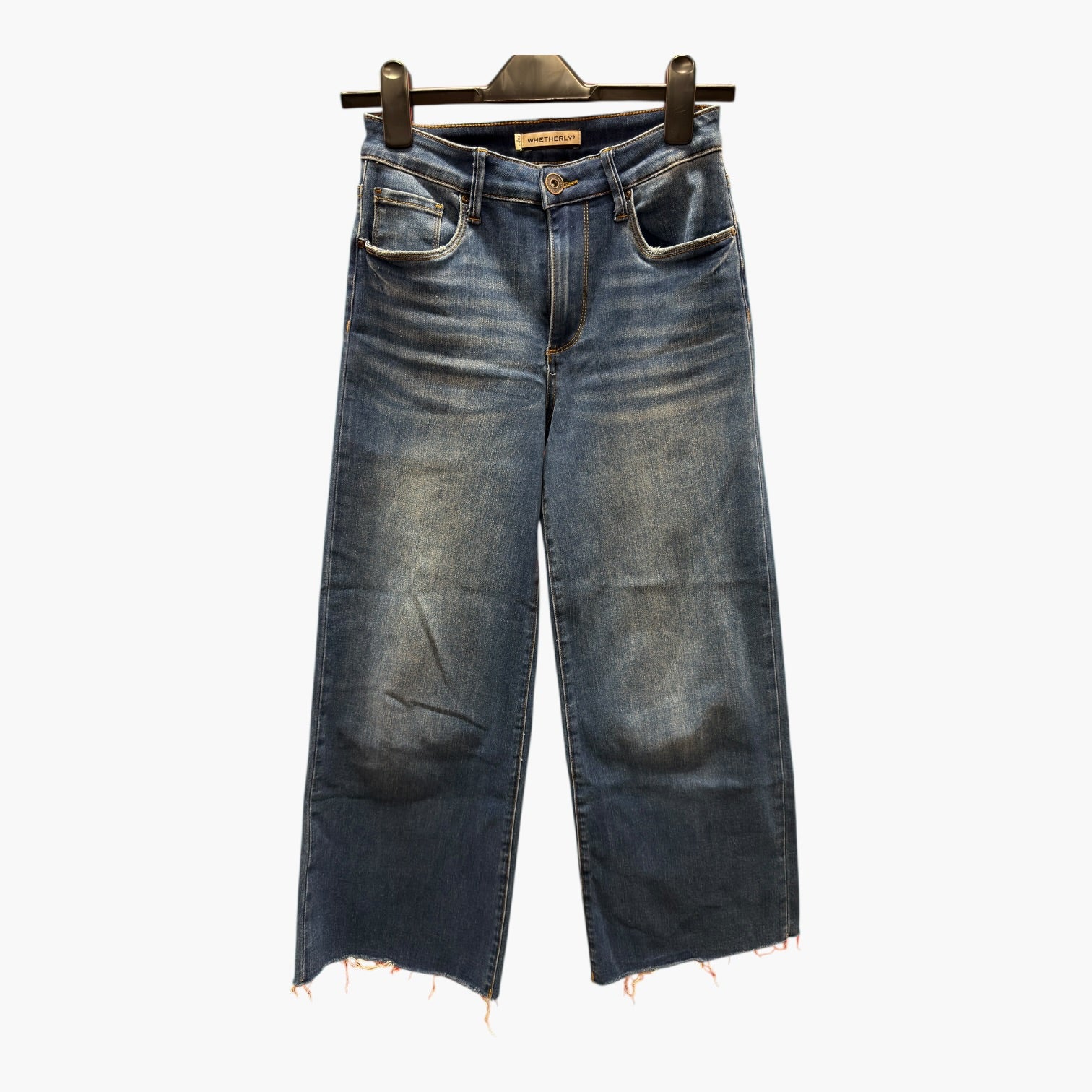 Whetherly High Waist Wide Leg Jeans Size: 25