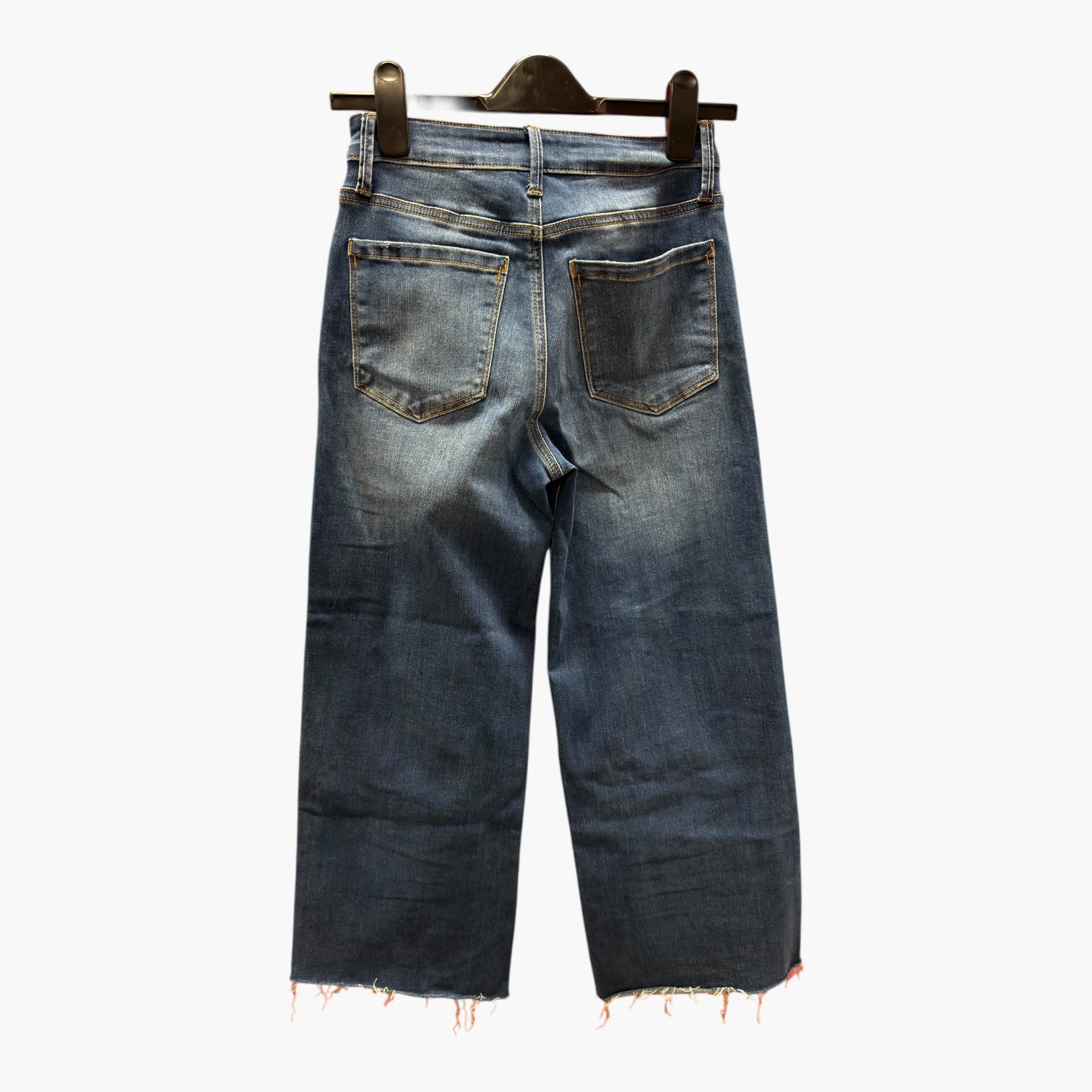 Whetherly High Waist Wide Leg Jeans Size: 25