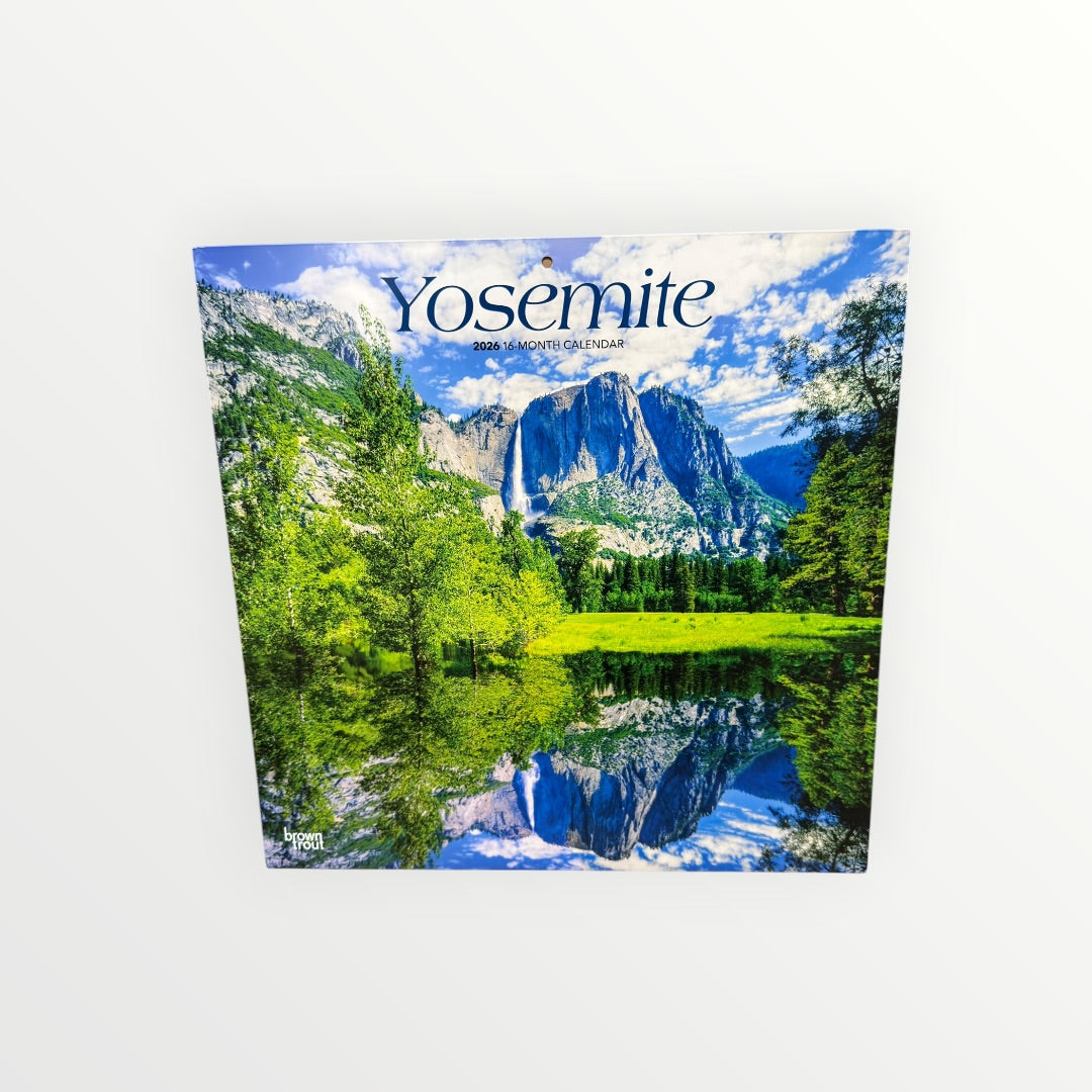 Yosemite 2026 16-Month Wall Calendar 12" x 12"