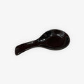 Ceramic Spoon Rest 9" Black