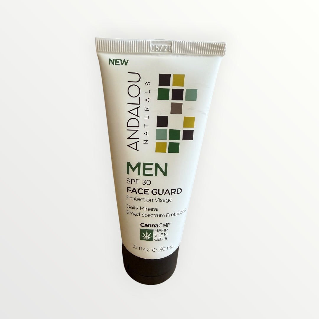 Andalou Naturals CannaCell MEN SPF 30 Face Guard