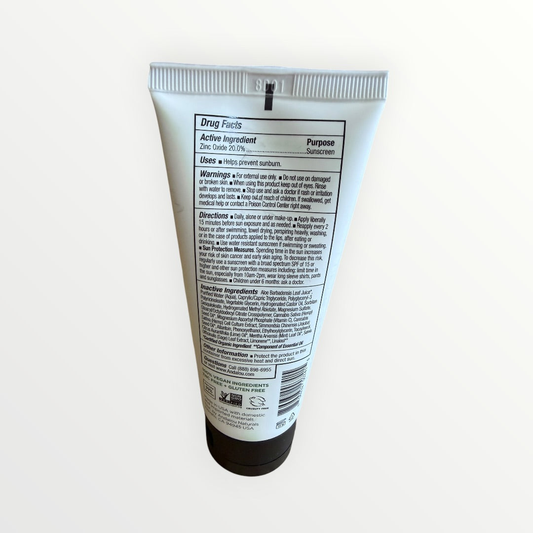 Andalou Naturals CannaCell MEN SPF 30 Face Guard