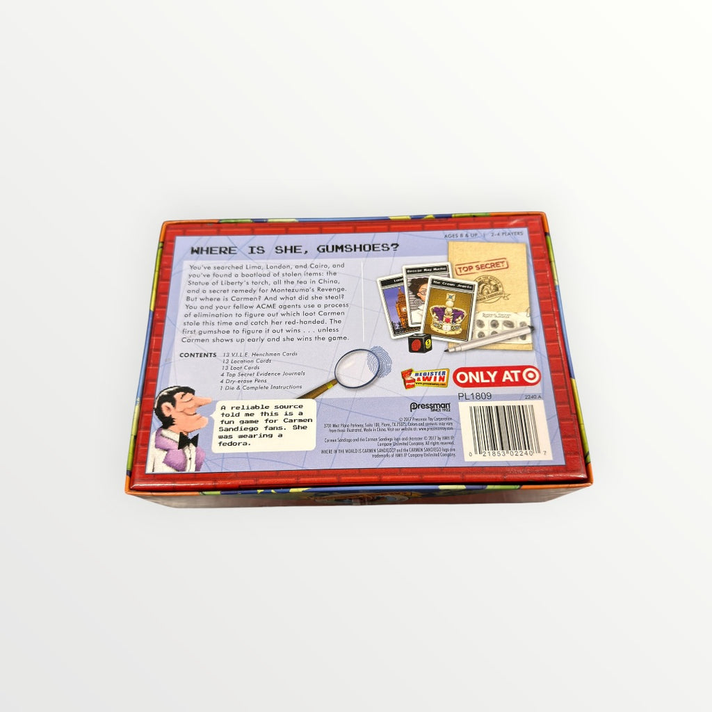 Where in the World is Carmen Sandiego? Card Game by Pressman
