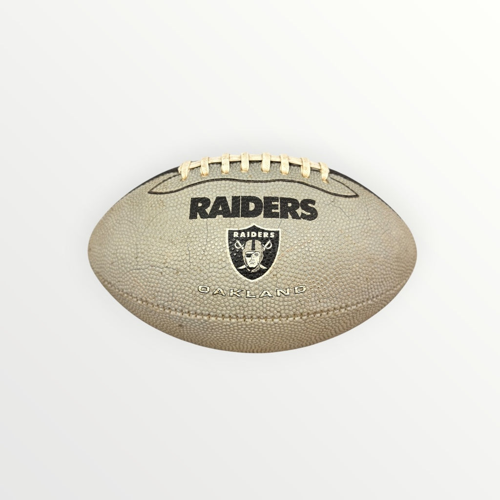 Rawlings Oakland Raiders White Panel Autograph Series Football