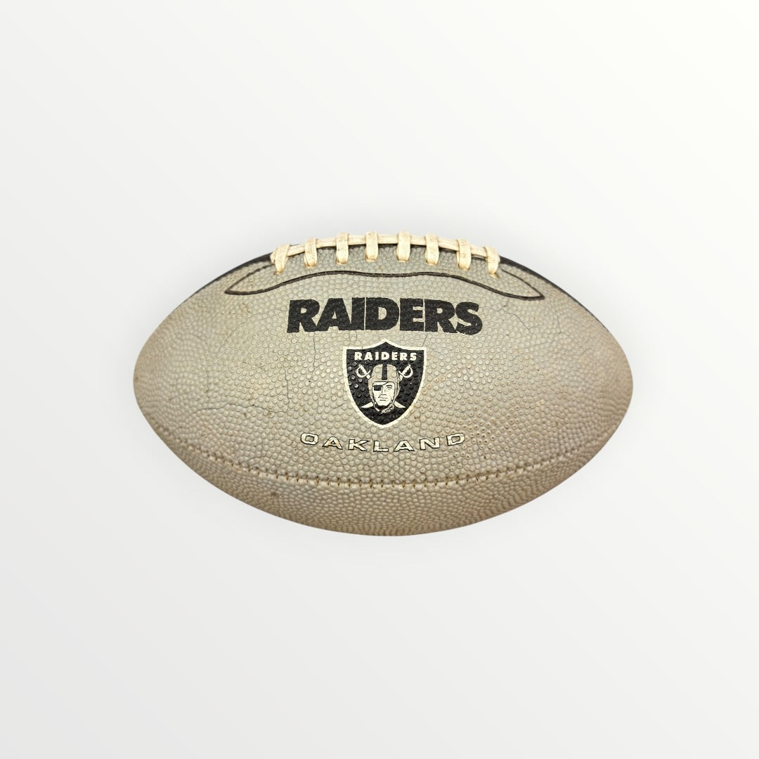 Rawlings Oakland Raiders White Panel Autograph Series Football