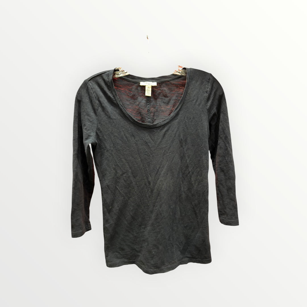 Daily Ritual Women's Long-Sleeve Scoop Neck T-Shirt Size:XS