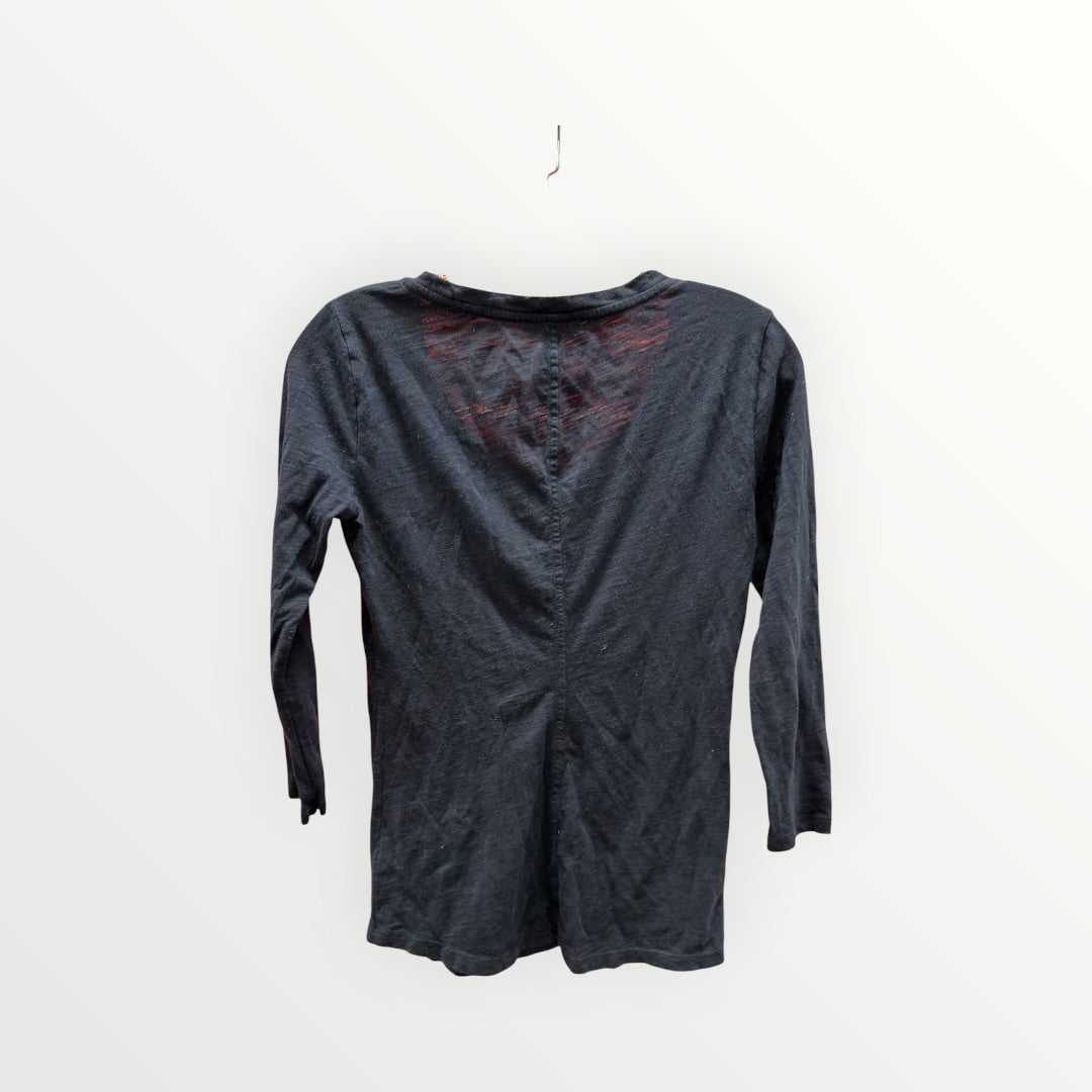 Daily Ritual Women's Long-Sleeve Scoop Neck T-Shirt Size:XS
