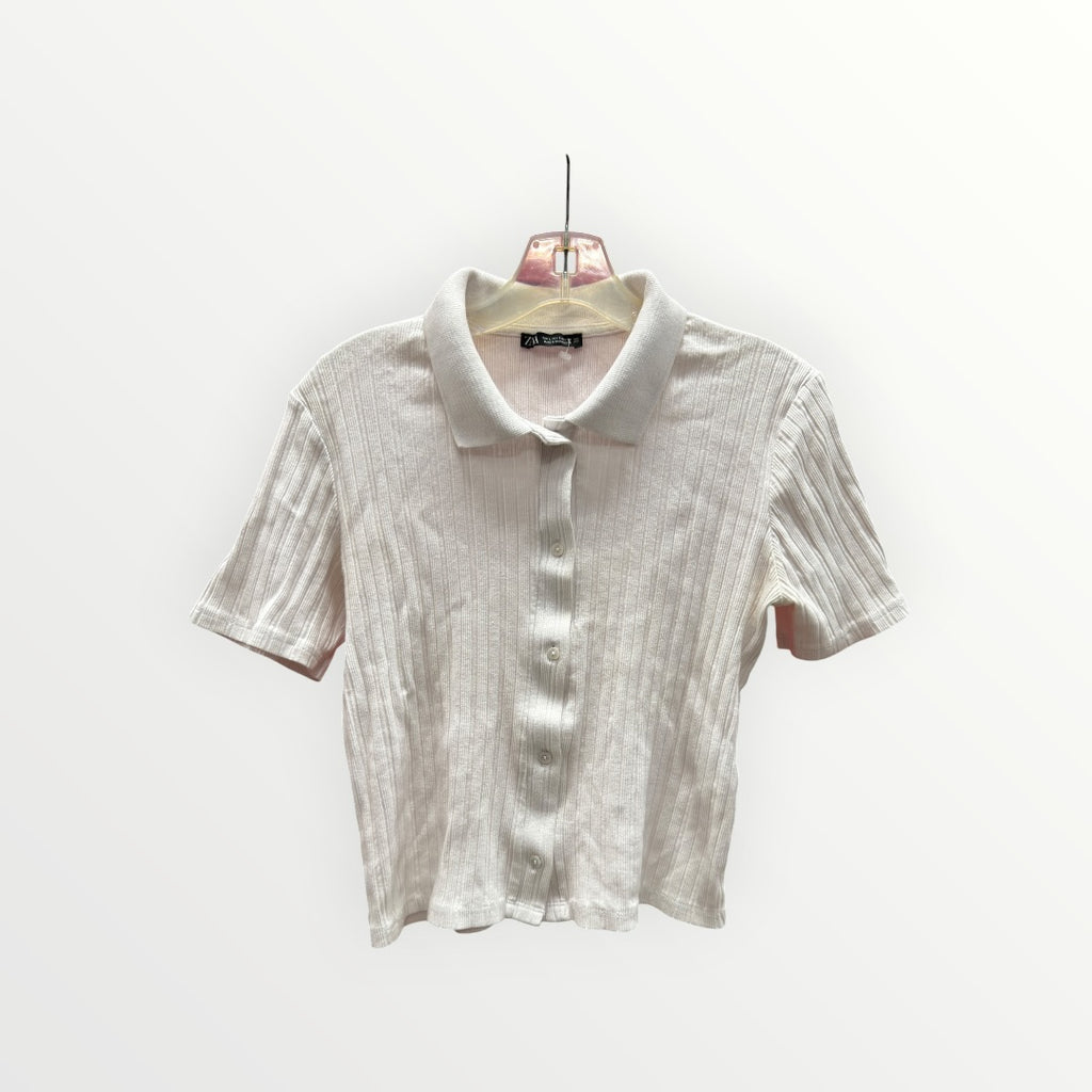 Zara Short Sleeve Cardigan Size: L