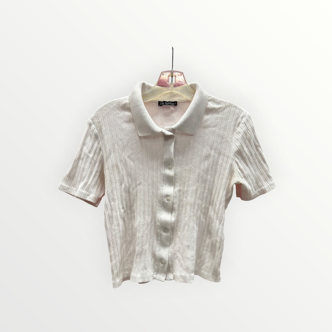 Zara Short Sleeve Cardigan Size: L