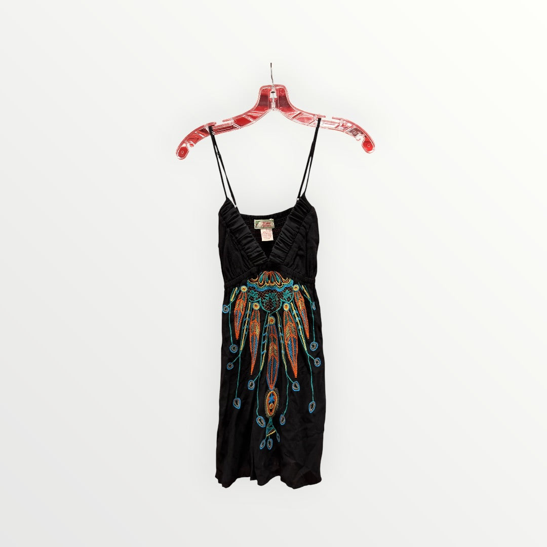 Flying Tomato Black Sleeveless Mini Dress Size: S