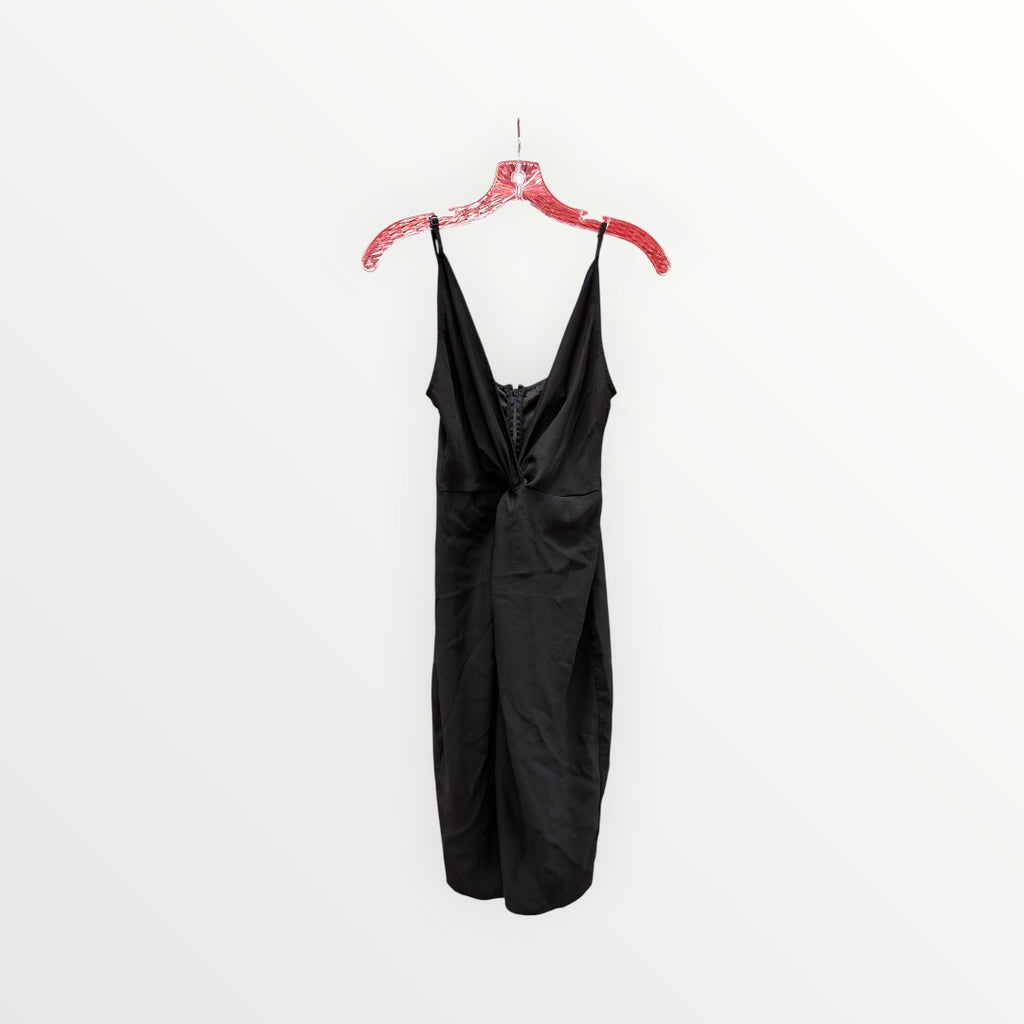 Forever 21 Black Twist Front Dress Size: S