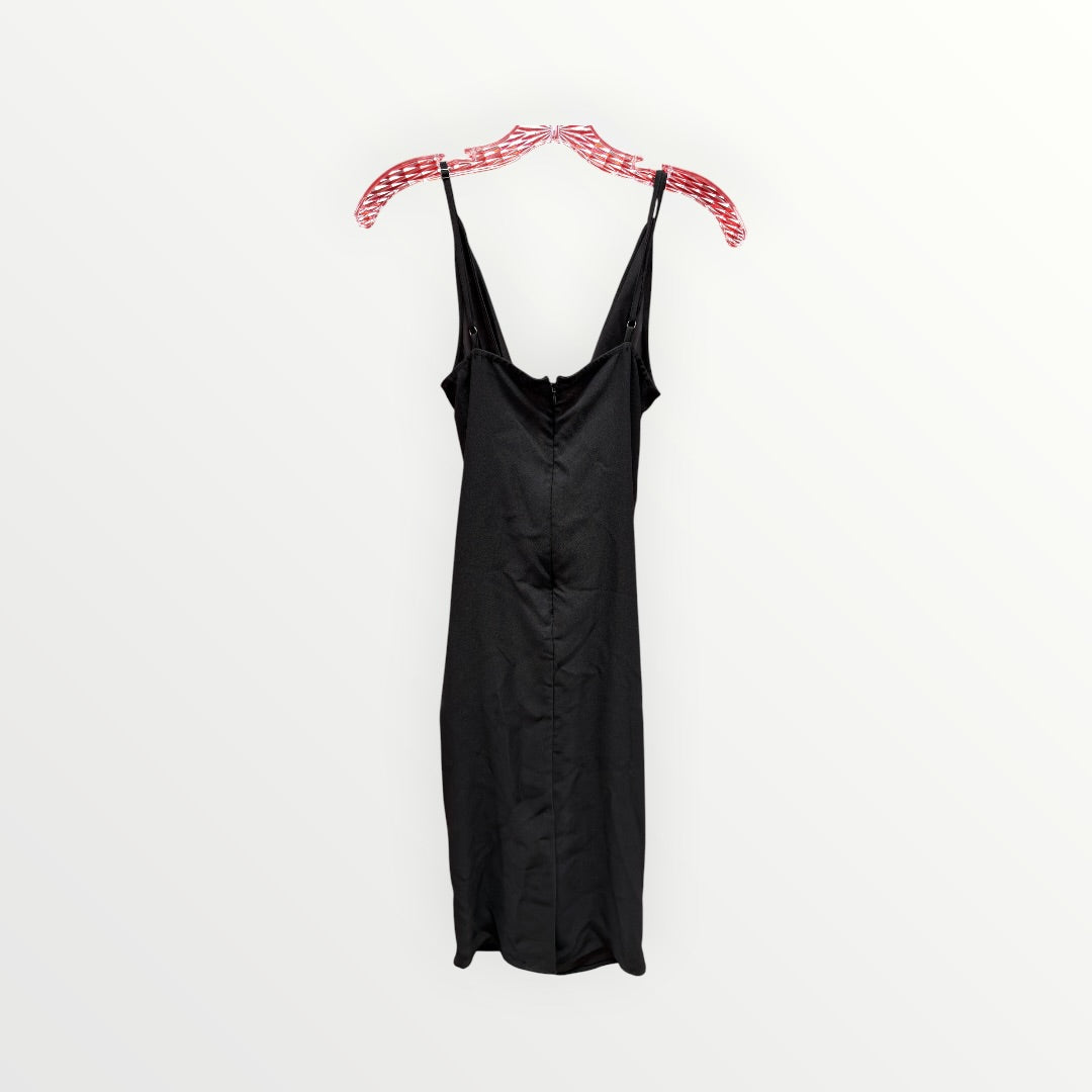 Forever 21 Black Twist Front Dress Size: S