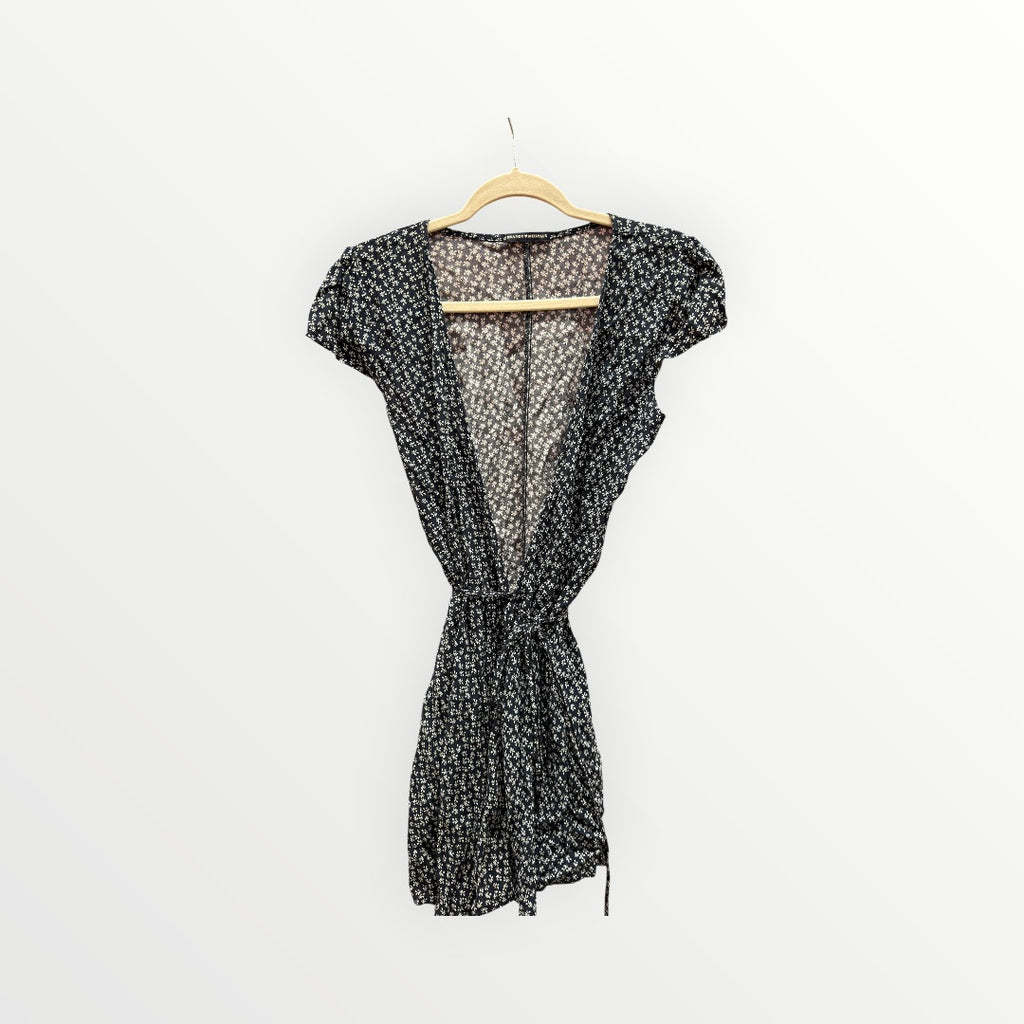 Brandy Melville Floral Wrap Dress Size: M