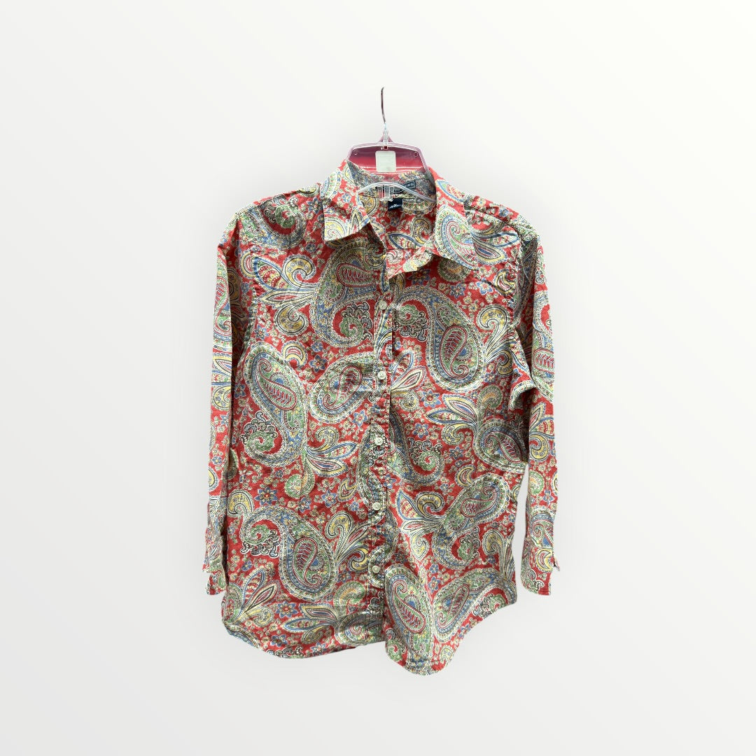 Vintage American Living Women's Blouse Size: M