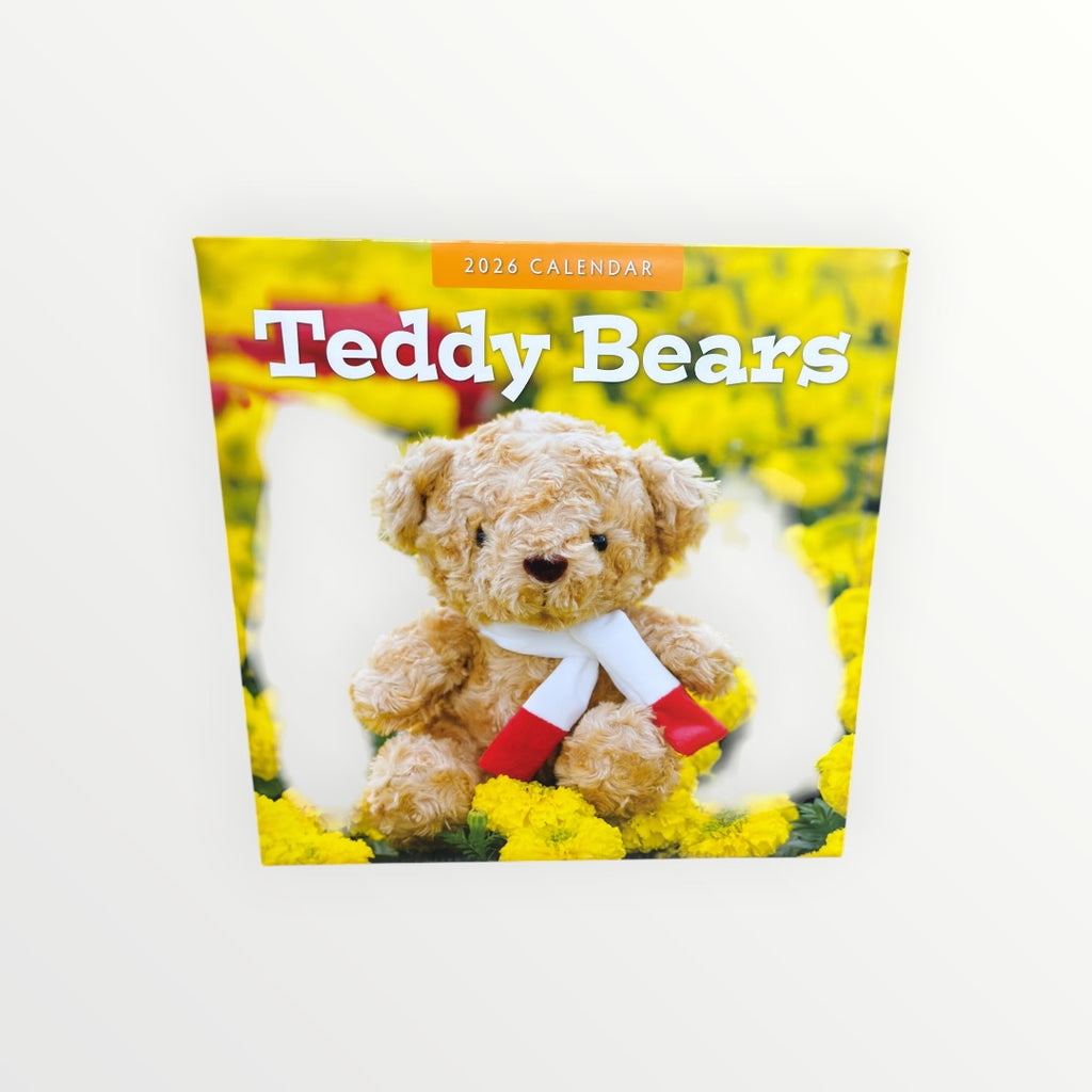 Red Robin Publishing TEDDY BEARS 16-Month 2026 Calendar 12" x 12"
