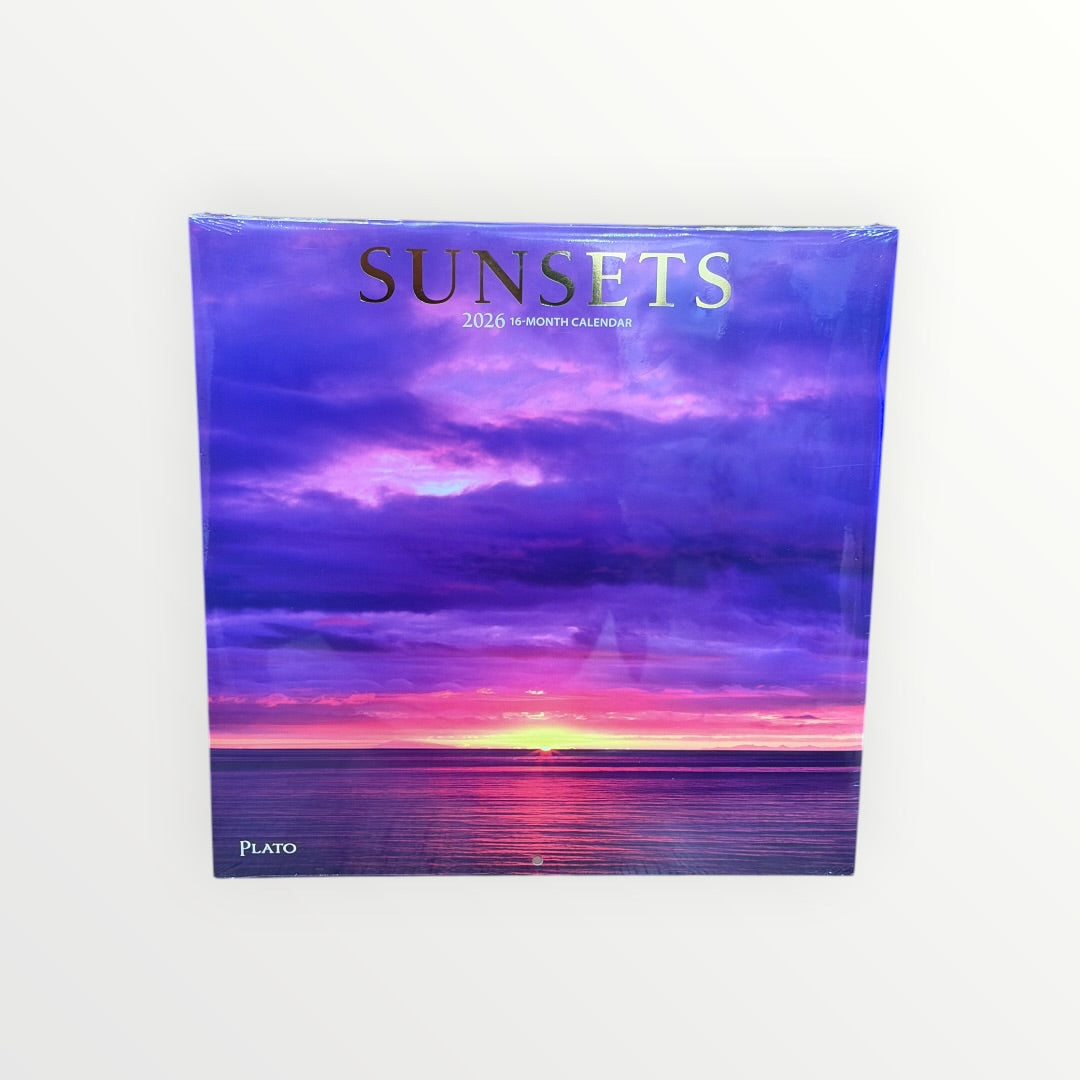 BrownTrout Publishers SUNSET 2026 16-Month Calendar 12" x 12"