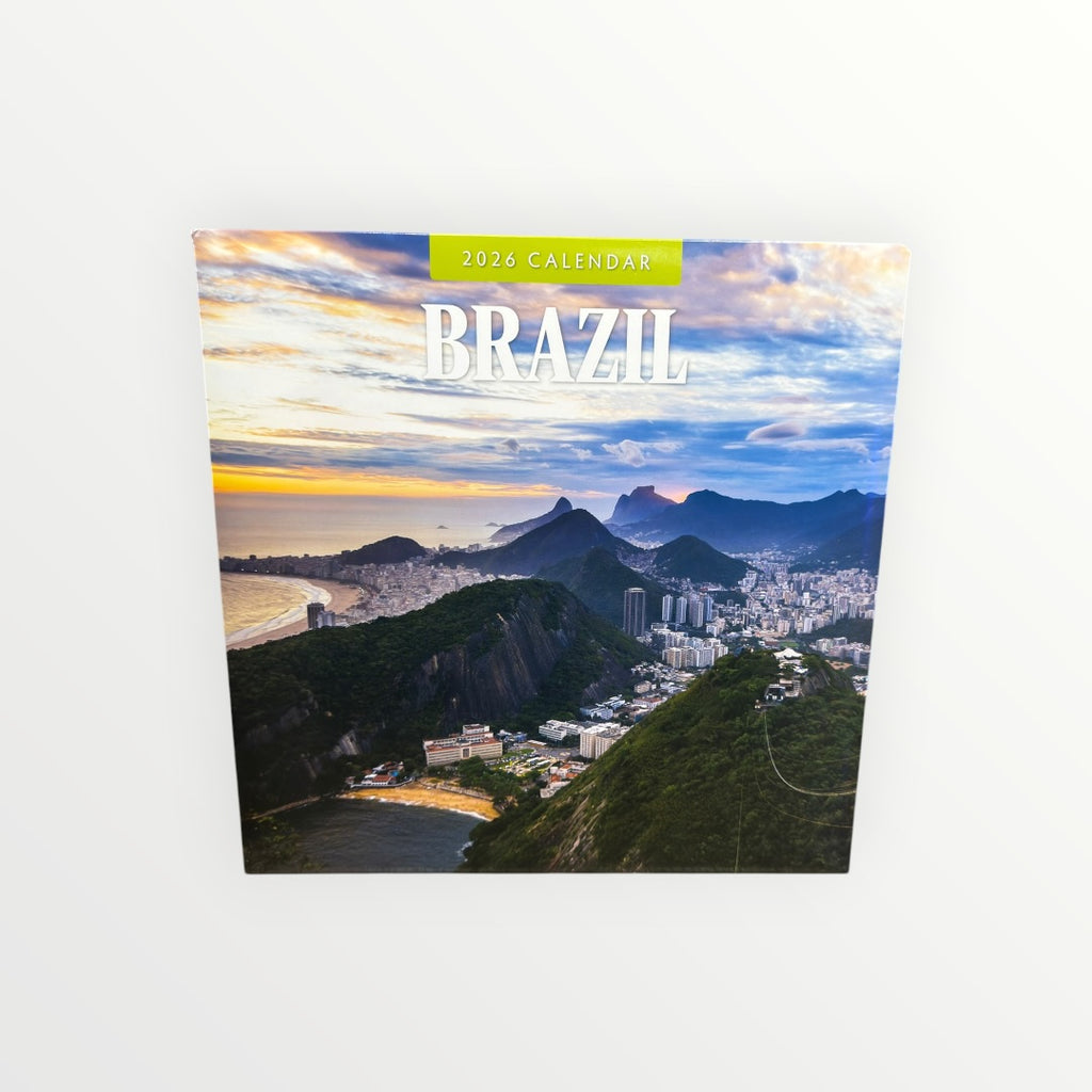 Red Robin Publishing BRAZIL 16-Month 2026 Calendar 12" x 12"
