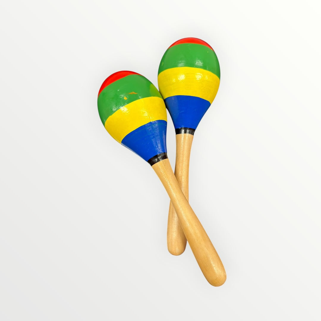 Set of 2 Wooden Maracas
