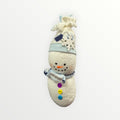 Handmade Sock Snowman 6"H