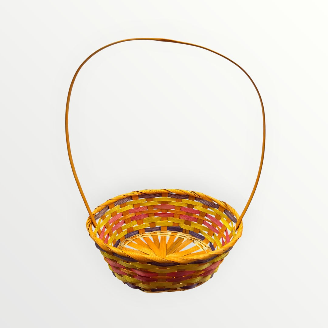 Handmade Wicker Easter Basket  10.5"L x 16"H