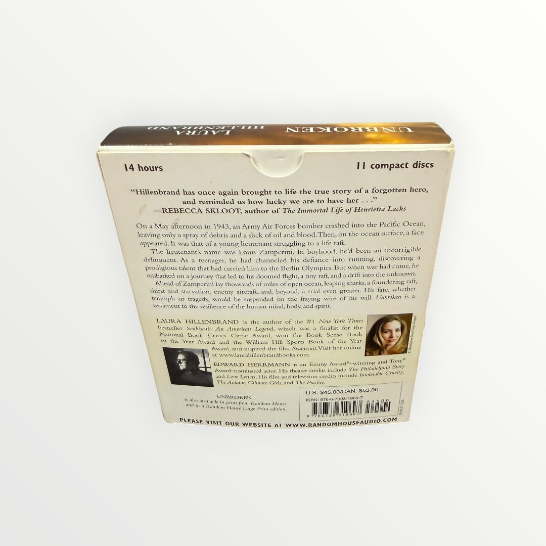 Unbroken by Laura Hillenbrand, read by Edward Herrmann
