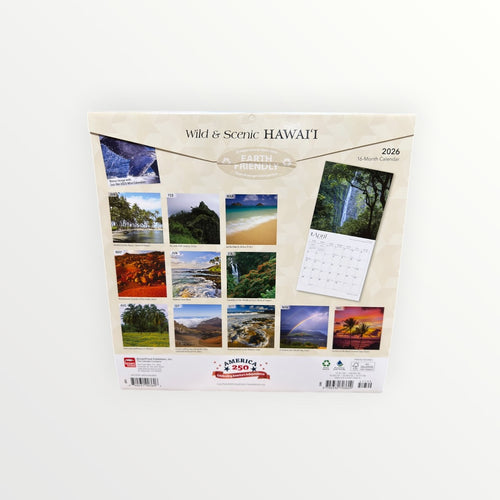 BrownTrout Publishers HAWAII 2026 16-Month Calendar 12" x 12"